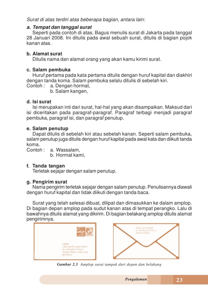 Contoh Surat Pribadi Mengajak Liburan Dalam Bahasa Inggris