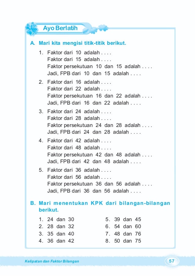 Kelas Iv Sd Matematika Burhan Mustaqim