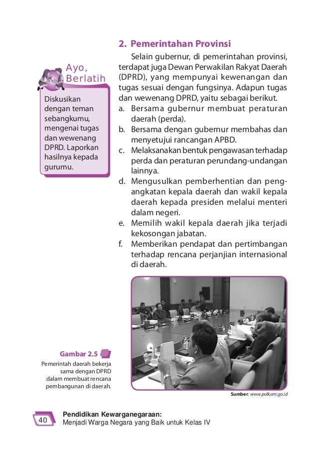 Kelas Iv Sd Pkn Prayoga Bestari