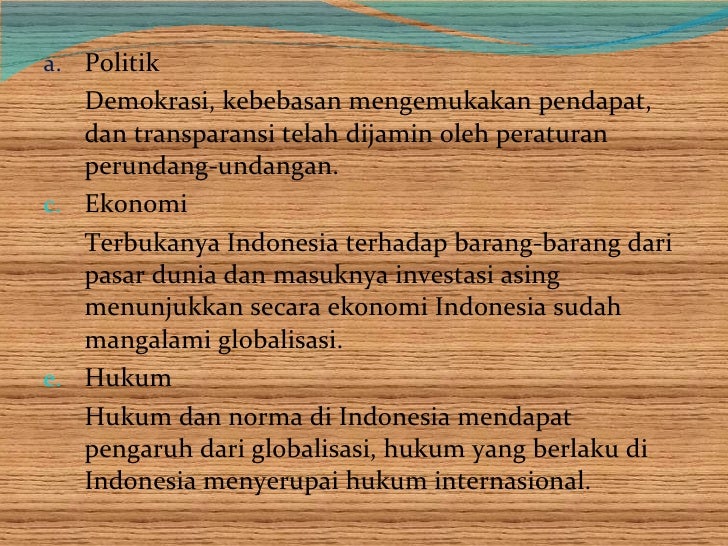 Kelas ix bab 3 globalisasi Kelas ix bab 3 globalisasi