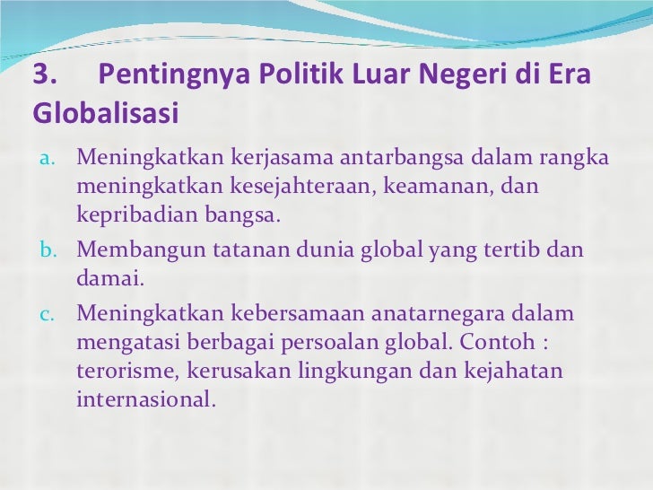 Kelas ix bab 3 globalisasi
