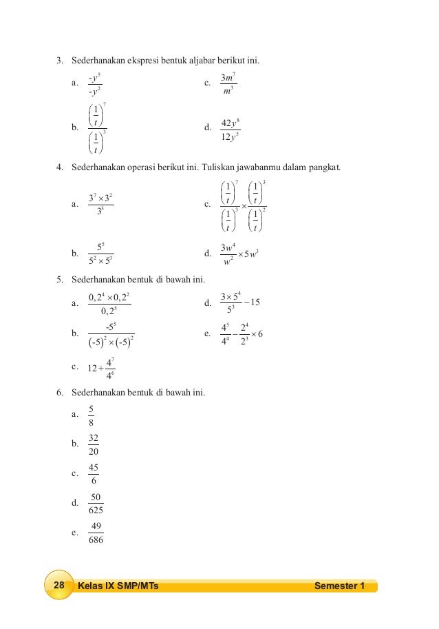 Jawaban Soal Matematika Kelas 8 K 13 Revisi 2018 Hal 239 Semester 1