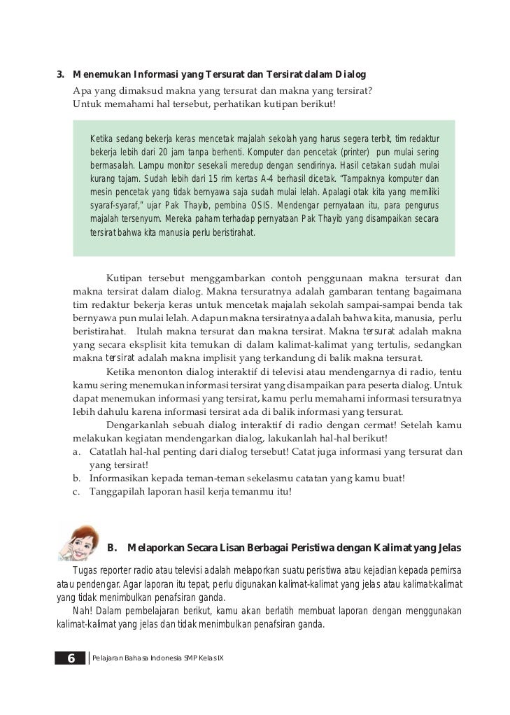 Informasi Tersurat Adalah Informasi Tersurat Teks UNBK Bahasa