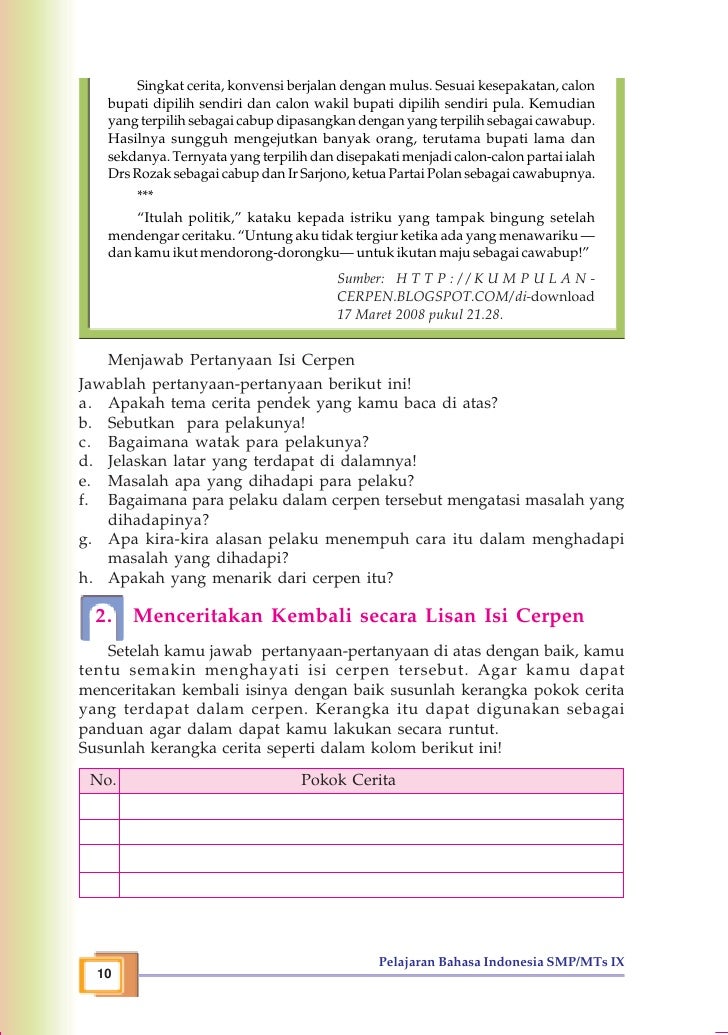 Kelas Ix Smp Bahasa Indonesiatri Retno