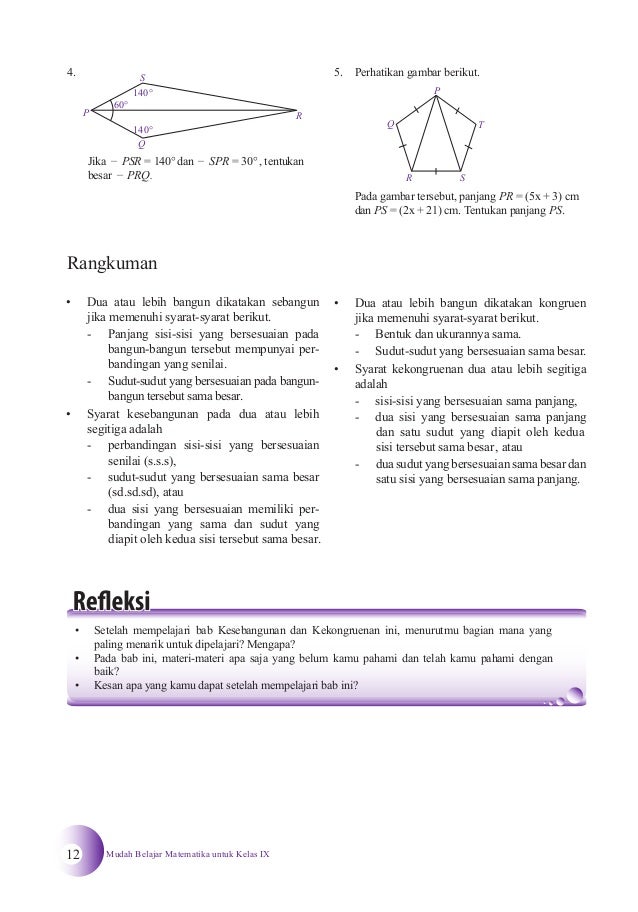 Buku Matematika SMP Kelas 9 (BSE)