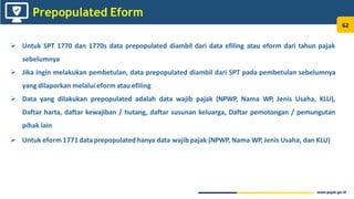 Eform Spt Kelas Pajak_Pelaporan SPT Tahunan Melalui e-filing dan e-form_24023024.pdf