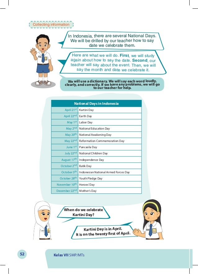 Kelas Vii Bahasa Inggris Bs