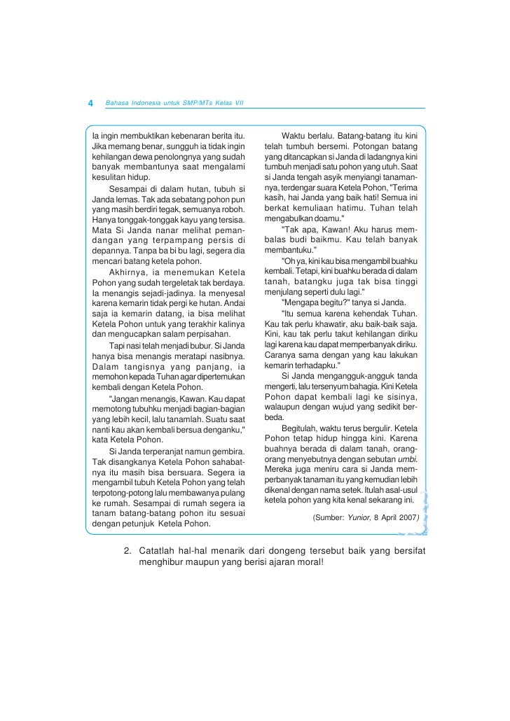 Kelas vii smp bahasa indonesia_atikah a