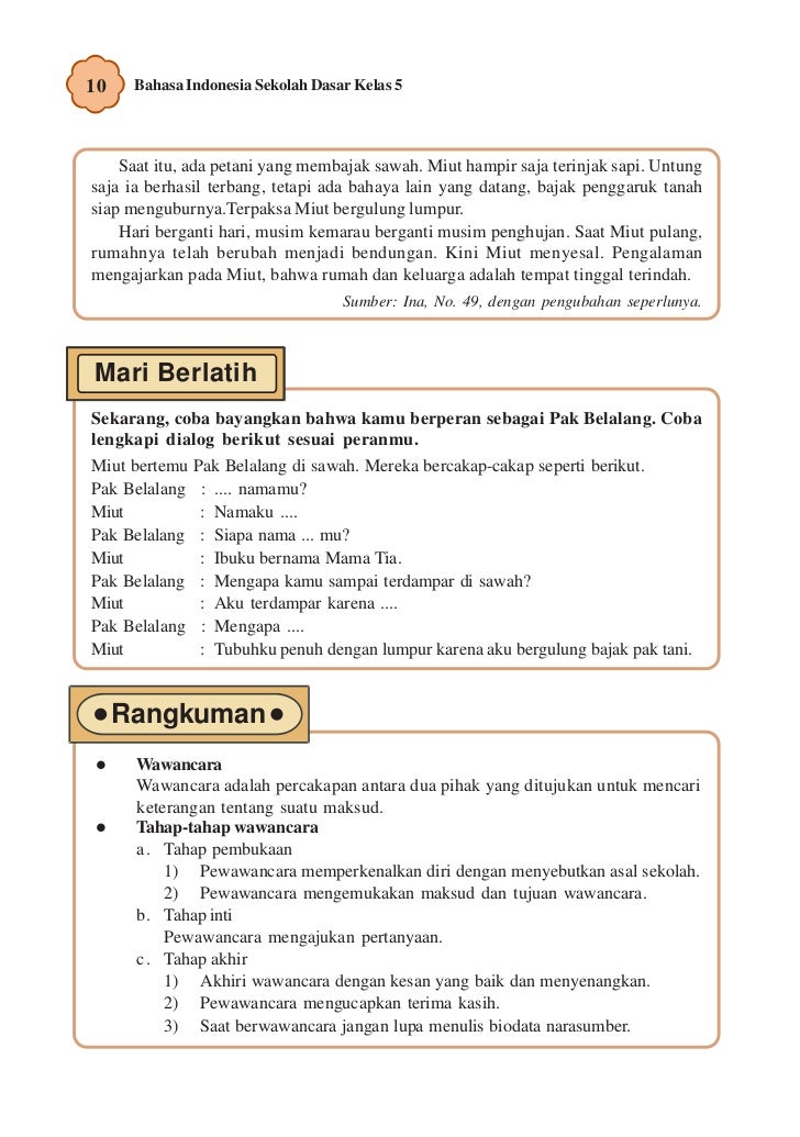Kelas v sd bahasa indonesia_umri nuraini