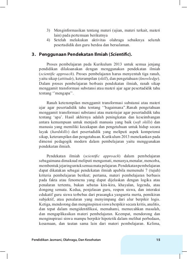 Kunci Jawaban Buku Pendamping Bahan Ajar Pjok Sma Kelas Xii Masnurul