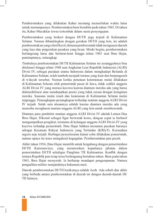 Sejarah Indonesia Kelas XII K13 Buku Siswa