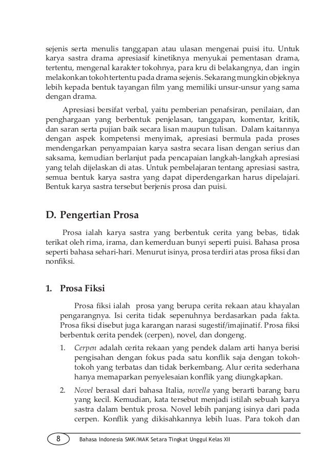 Bahasa Indonesia SMK Kelas XII