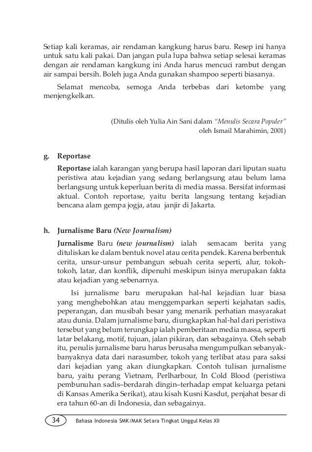 Bahasa Indonesia SMK Kelas XII