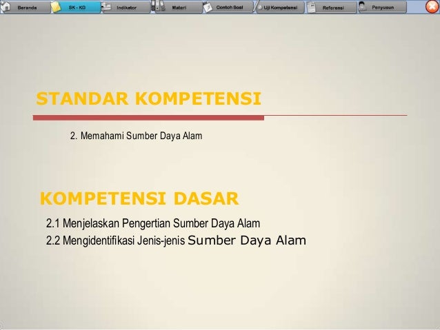 Kelas Xi Sumber Daya Alam