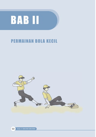 50 Kelas X SMA/MA/SMK/MAK
BAB II
PERMAINAN BOLA KECIL
 