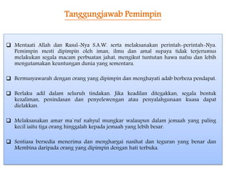 ciri ciri pemimpin islam
