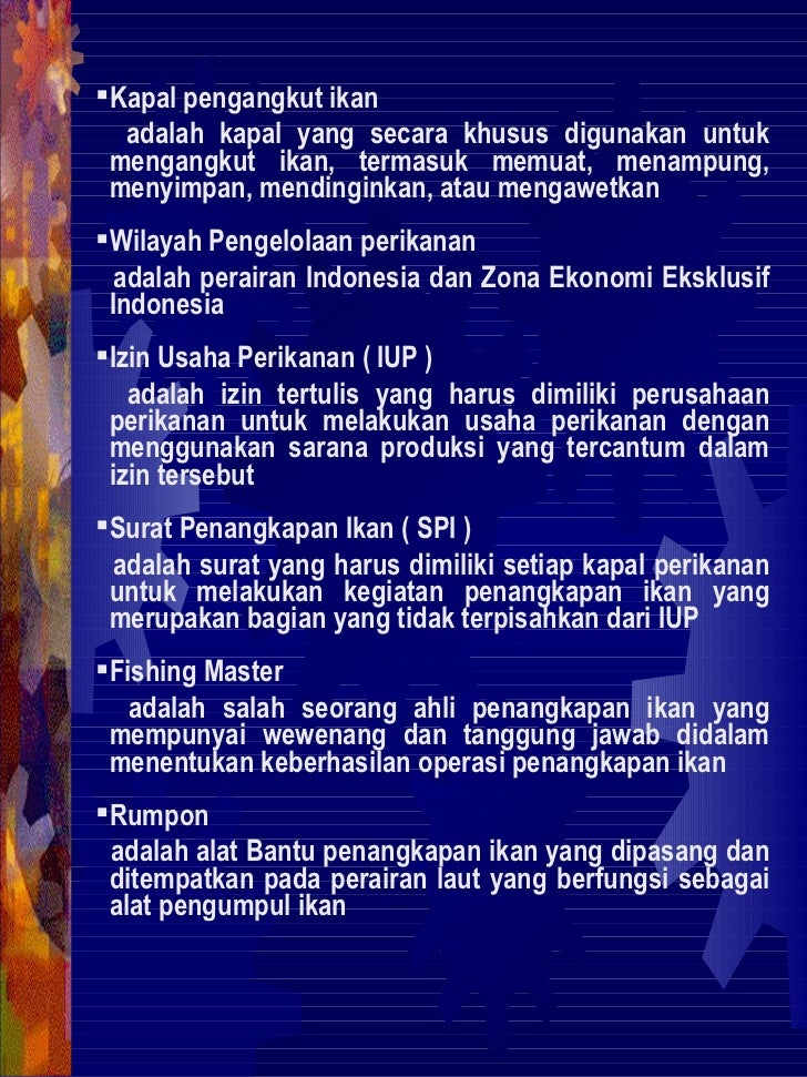 dimiliki yang harus surat perusahaan izin perikanan Kelayakan kapal