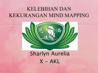 KELEBIHAN DAN
KEKURANGAN MIND MAPPING
Sharlyn Aurelia
X - AKL
 