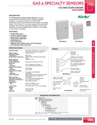 Kele Gas & Specialty Sensors | PDF