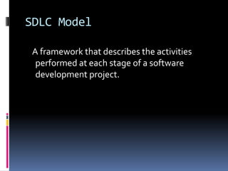 Kelis king -  software development life cycle (sdlc)