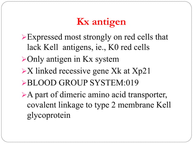 Kell blood group system PPT