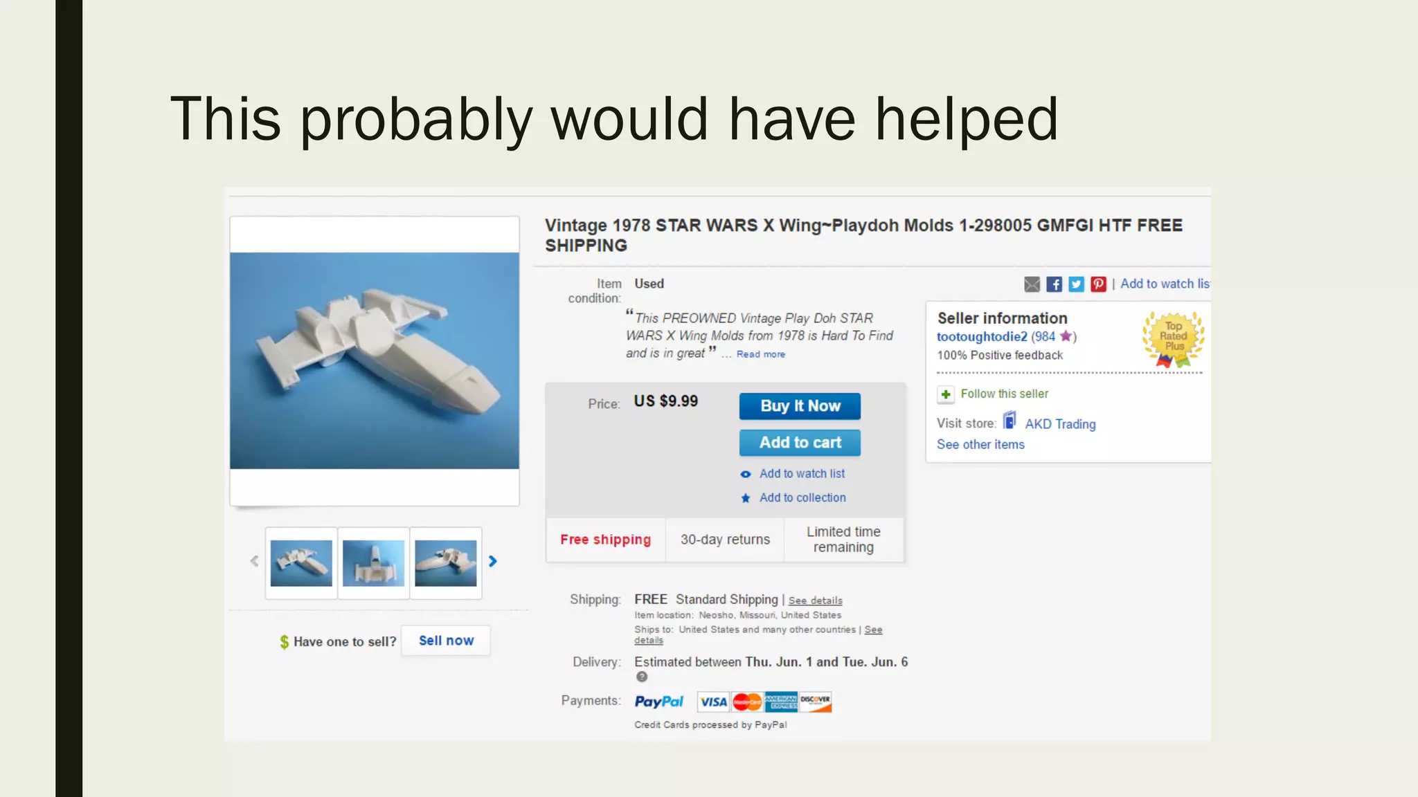 This probably would have helped
 