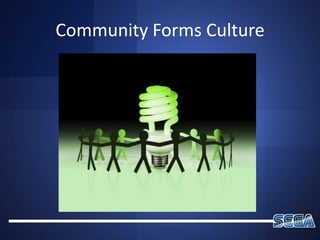 Community Forms Culture<br />