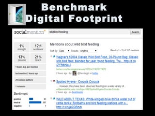 Benchmark
Digital Footprint
 