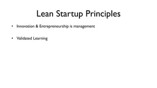 People and Resources
• Steve Blank - www.steveblank.com, includes the Standford Lean Launchpad
   - Book: 4 Steps to the E...