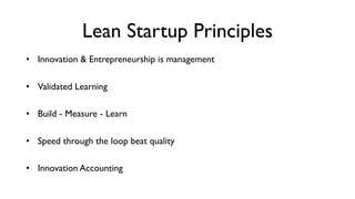 People and Resources
• Steve Blank - www.steveblank.com, includes the Standford Lean Launchpad
   - Book: 4 Steps to the E...
