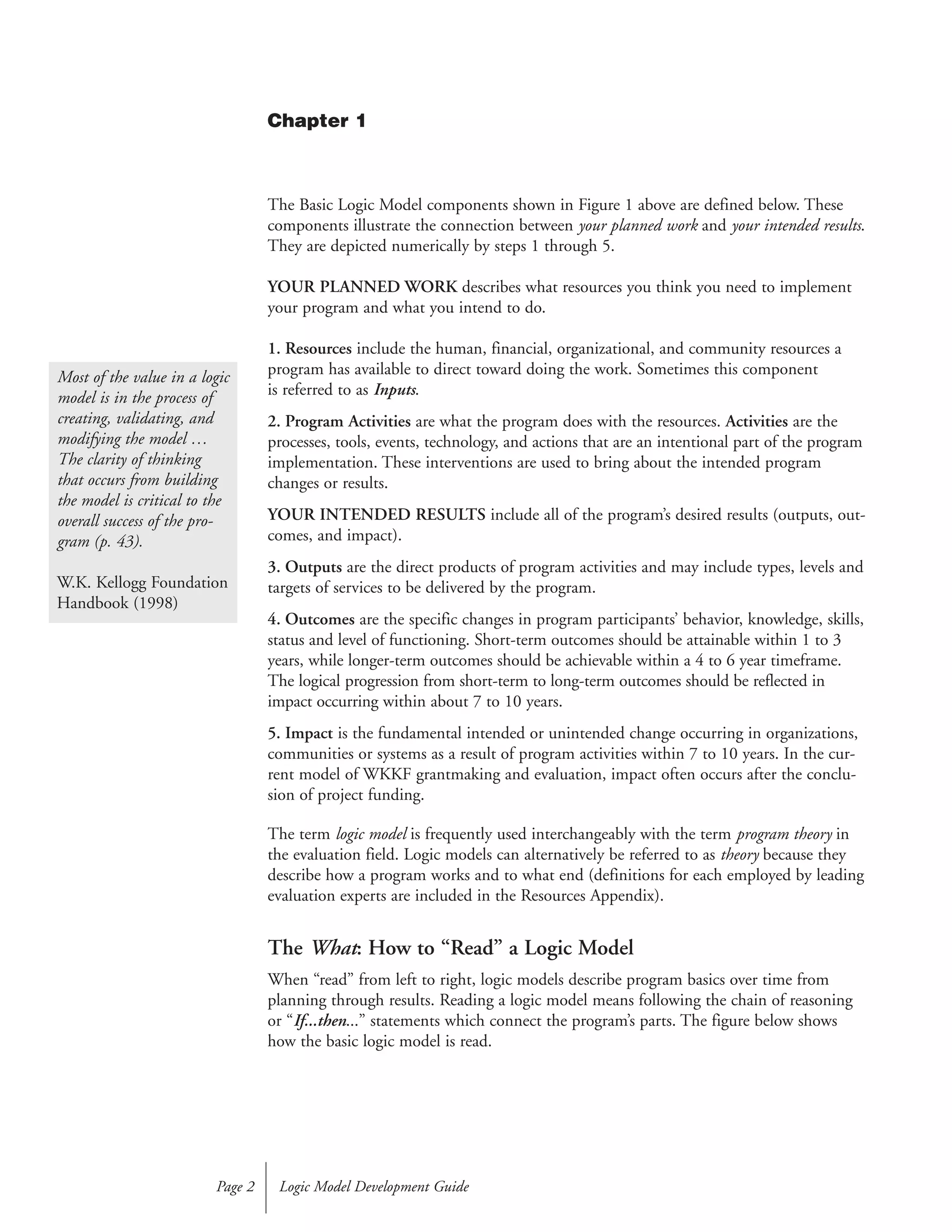 Kellogg Logic Model Guide[1]