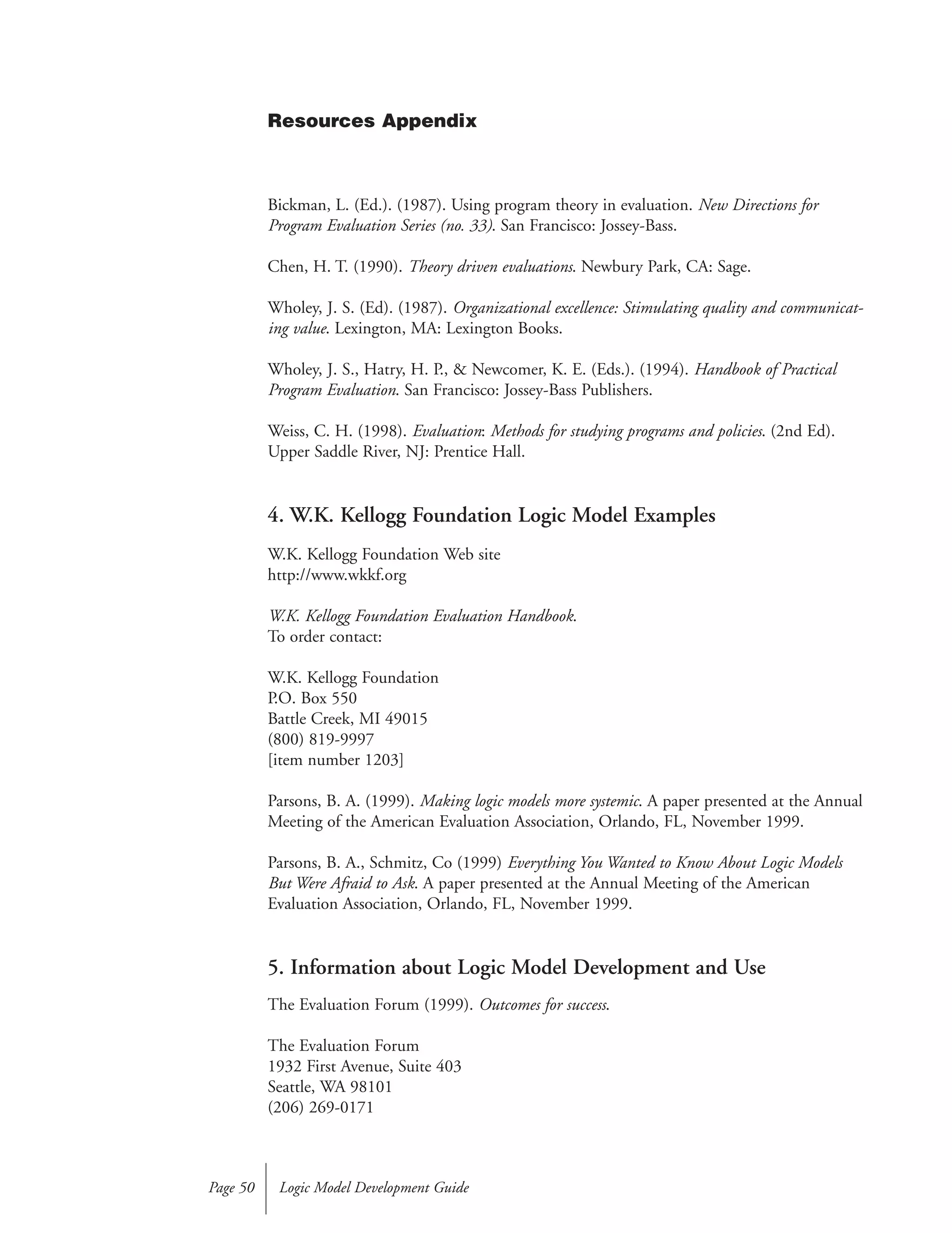 Kellogg Logic Model Guide[1]