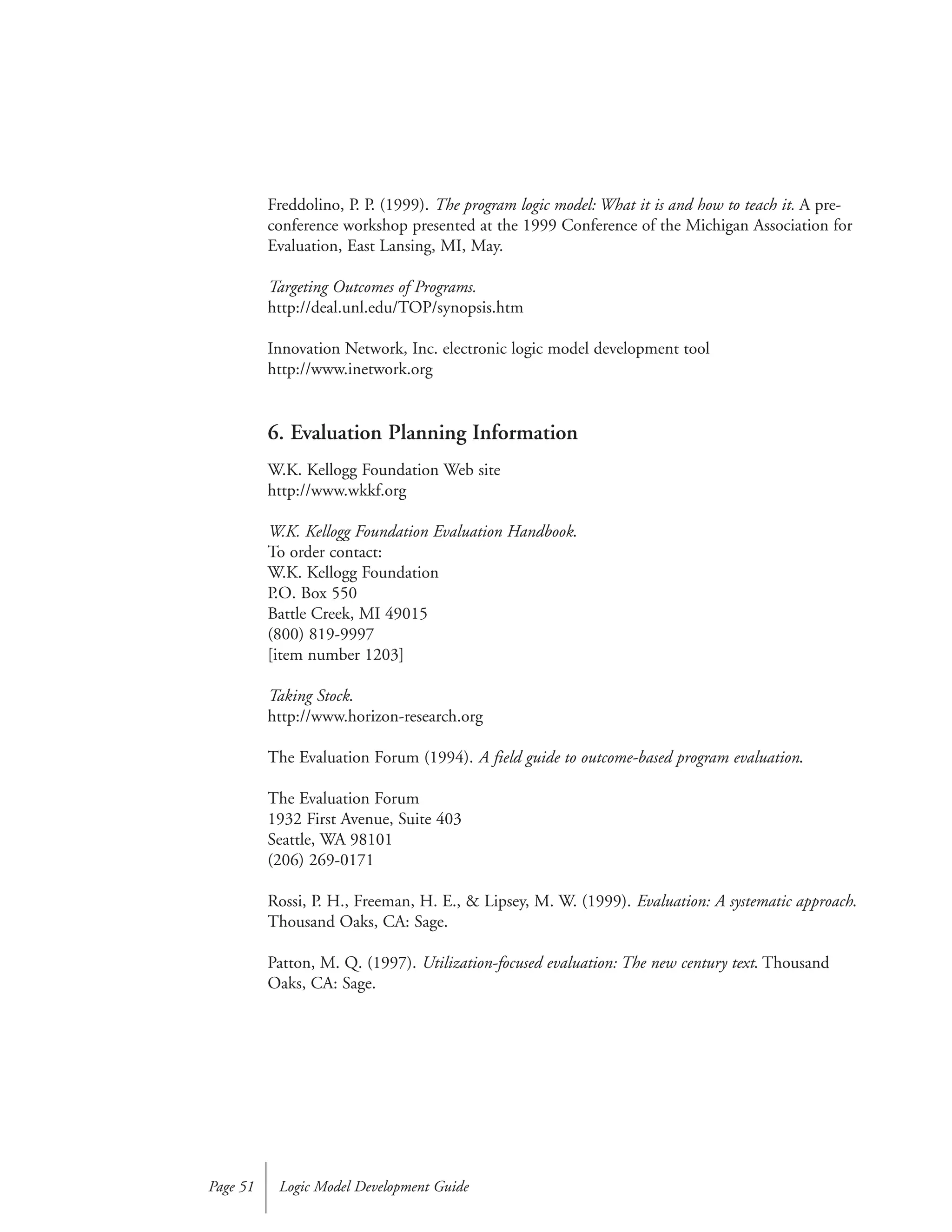 Kellogg Logic Model Guide[1]