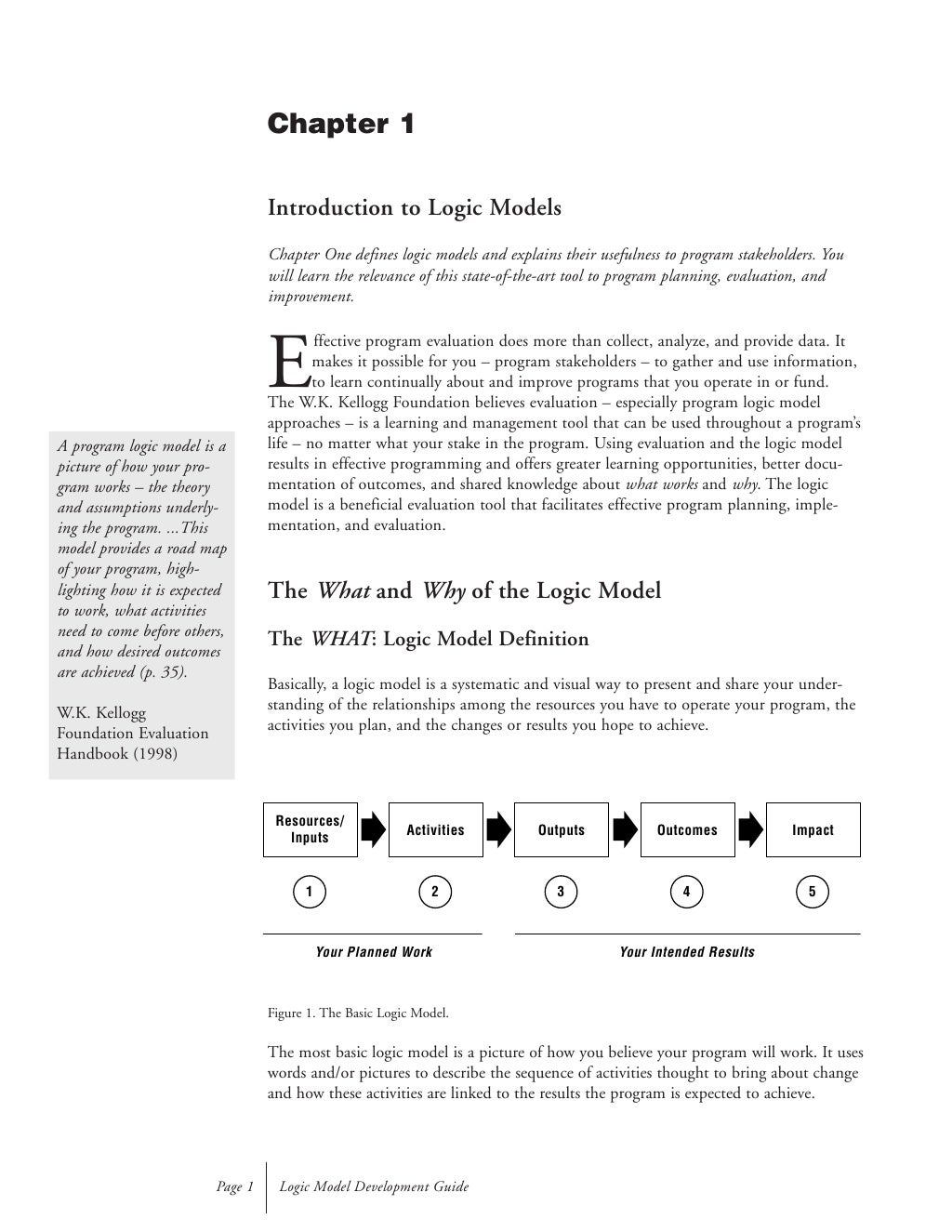 Kellogg Logic Model Guide[1]