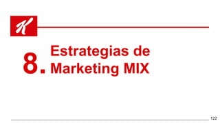Estrategias de
Marketing MIX8.
122
 