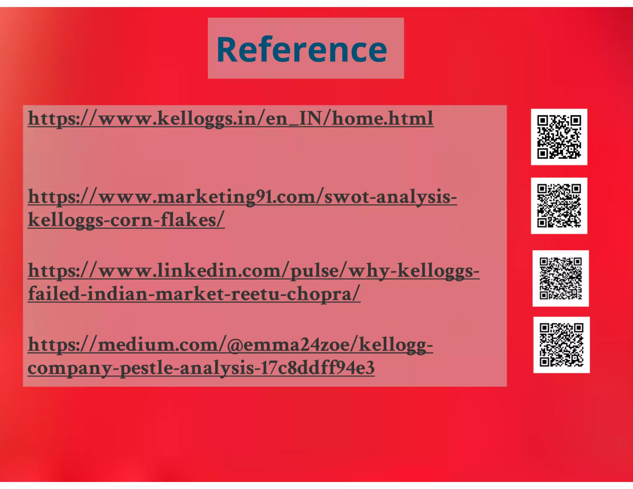 Kelloggs marketing Plan