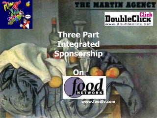 Three Part
 Integrated
Sponsorship

    On


      www.foodtv.com
 