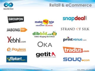 ©Kellton Tech Solutions Ltd. (Public Listed. BSE : KELLTONTEC) Web, SMAC, IoT, ERP-EAI35
Retail & eCommerce
 