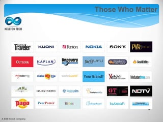 Those Who Matter
A BSE listed company
 