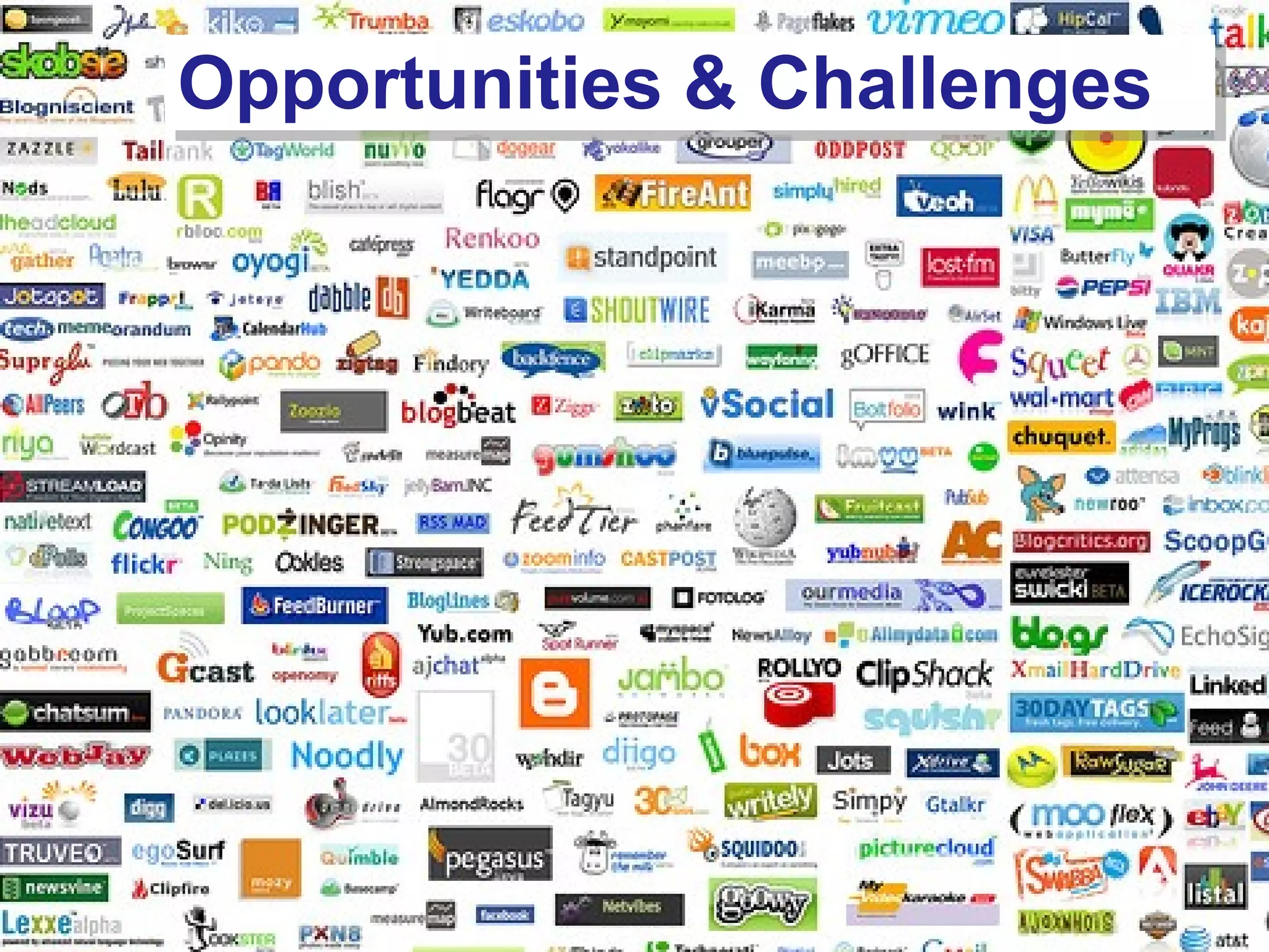 Opportunities & Challenges 