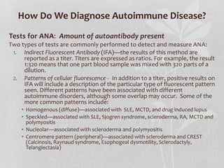 Ifa Homogenous Introduction Autoimmune Disease by Dr. Kelly Cobb | PPTX