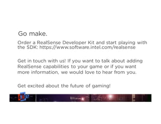 AR Game Development with Intel RealSense Technology | PDF
