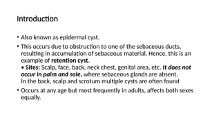 keloid, hyper scar, lipoma, derm cyst, seb cyst.pptx