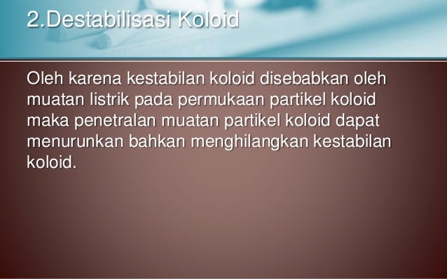 Sistem Koloid (Pengertian)
