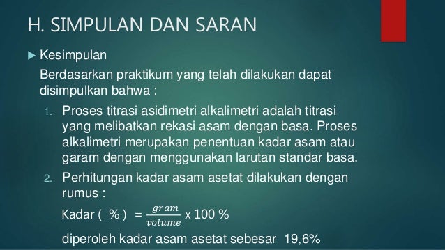 Kelompok 2 prak-ask PENENTUAN KADAR ASAM ASETAT vPADA CUKA 