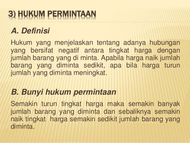 Materi Ekonomi Sma Kelas 10 Permintaan