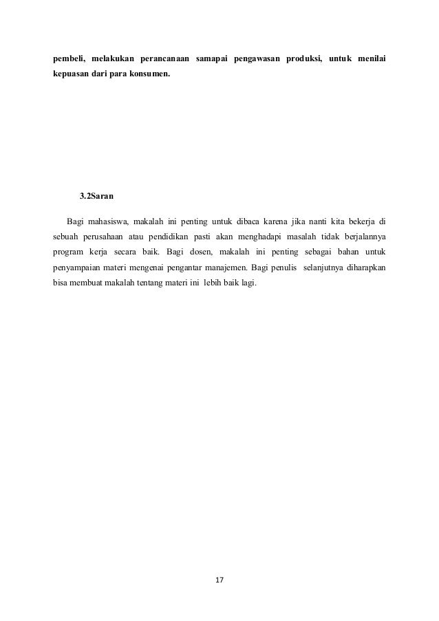 Makalah Manajemen Dan Bisnis