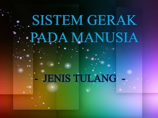 Biologi - Jenis tulang