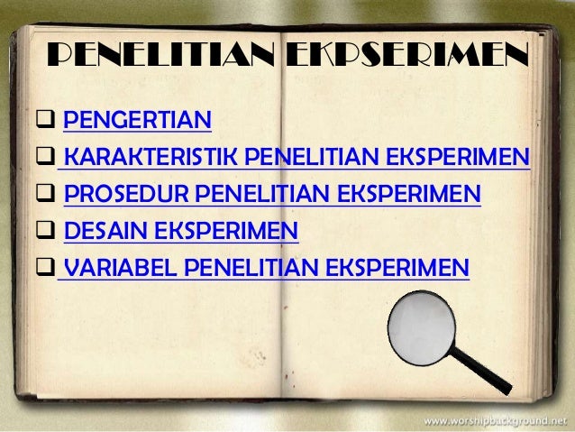 Kelompok 1 penelitian eksperimen dan penelitian ex post facto