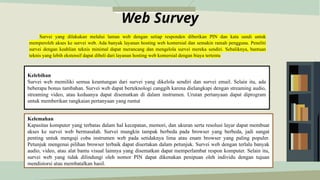 Survey Instrumen Web Based KELOMPOK 1- PENELITIAN SURVEI FIX BANGET.pptx